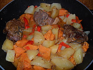 Le ragout d'agneau