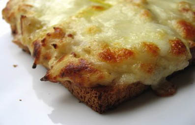 Toast gratin