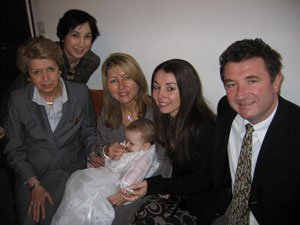 Manou, Maman, Céline et André