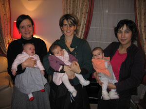 Avec mes cousines et ses Mamans