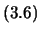 $(3.6)$