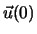 $\vec{u}(0)$