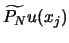 $\widetilde{P_N} u(x_j)$