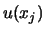 $u(x_j)$