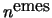 $n^{\textrm{emes}}$