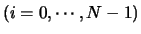 $(i=0,\cdots,N-1)$
